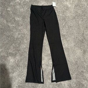 Forever 21 Black and White Pinstripe Pants